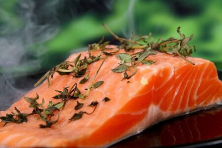 Miso Ginger Salmon Collard Packets Recipe Image
